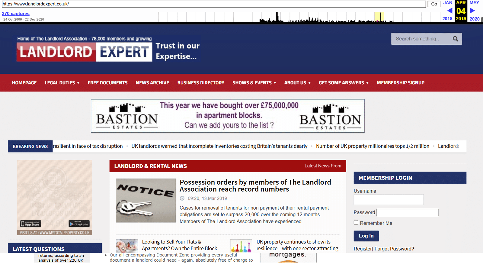 Landlord Expert 2019 - Mature TLA Platform